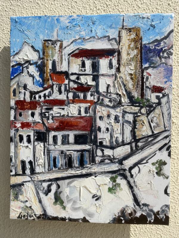 #003 - Antibes - huile sur toile