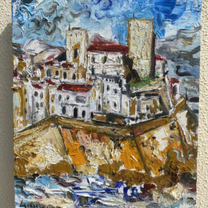 #004 - Antibes - huile sur toile
