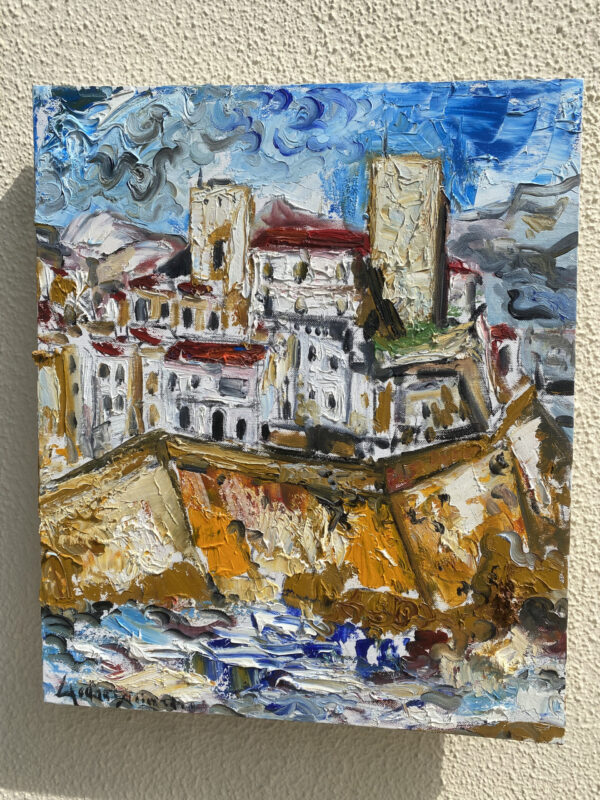 #004 - Antibes - huile sur toile