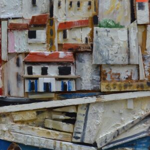 #054 - Antibes - combine painting