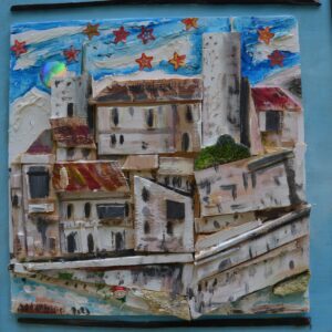 #053 - Antibes - combine painting
