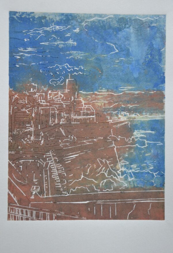 #049 - Antibes - estampe (variations colorées) - Image 8