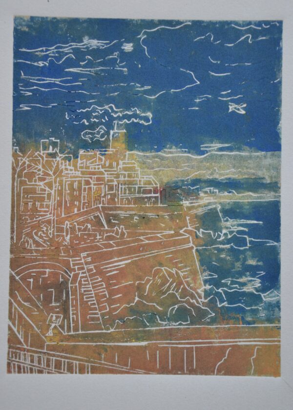 #049 - Antibes - estampe (variations colorées) - Image 7