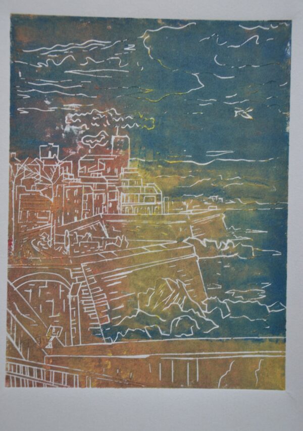 #049 - Antibes - estampe (variations colorées) - Image 6