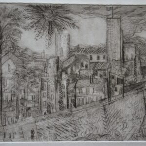 #048 - Antibes - estampe (variations)