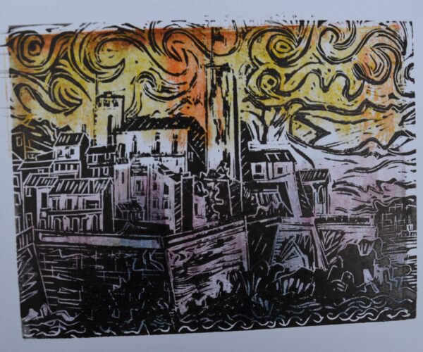 #028 - Antibes - estampe (variations colorées) - Image 12