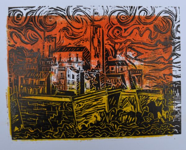 #028 - Antibes - estampe (variations colorées) - Image 11