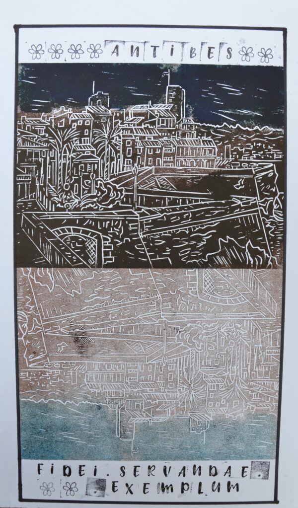 #026 - Antibes - estampe