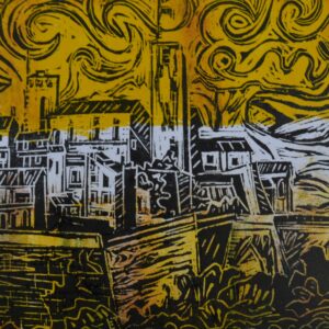 #025 - Antibes - estampe (avec nombreuses variations colorées)