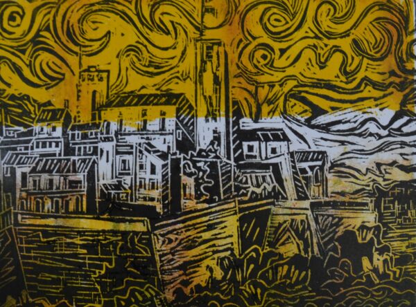 #025 - Antibes - estampe (avec nombreuses variations colorées)