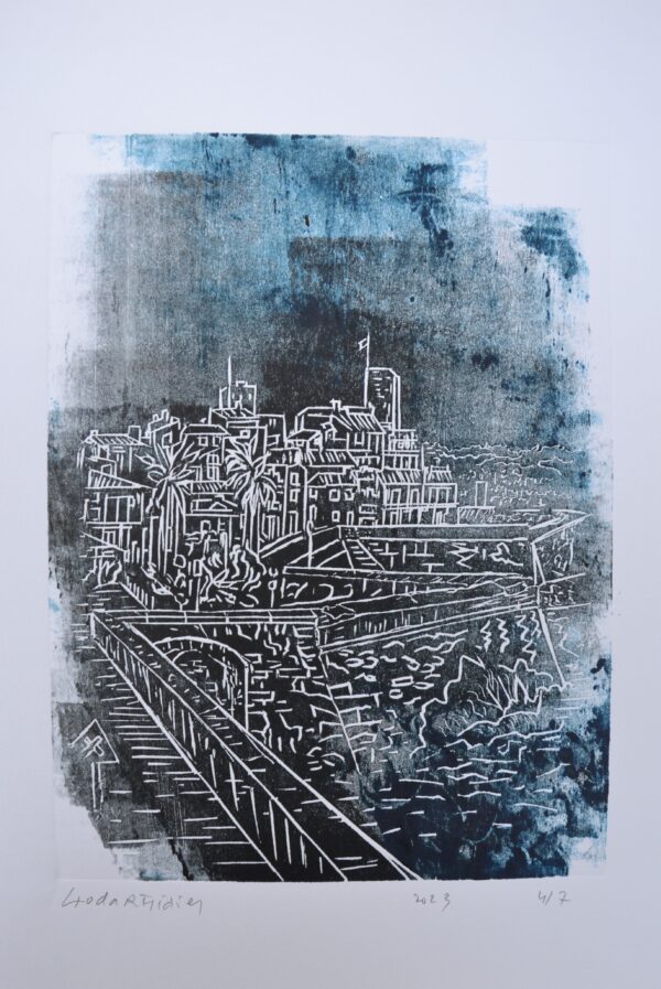 #023 - Antibes - estampe (avec variations colorées) - Image 4