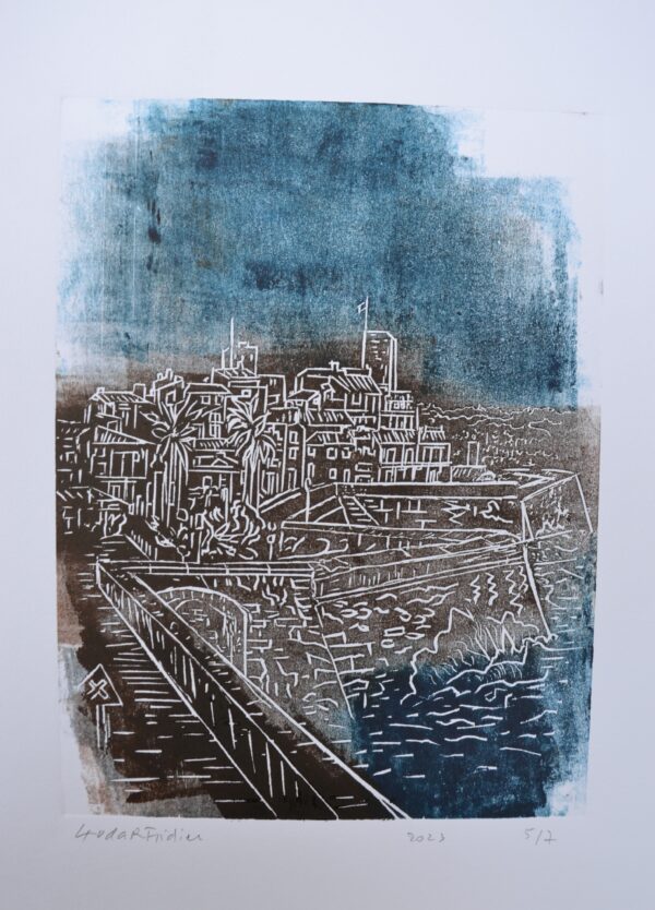 #023 - Antibes - estampe (avec variations colorées) - Image 3