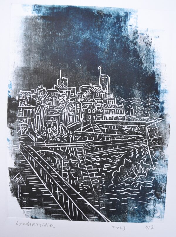 #023 - Antibes - estampe (avec variations colorées) - Image 2