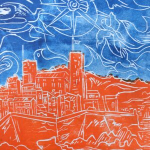 #021 - Antibes - estampe (avec nombreuses variations colorées)