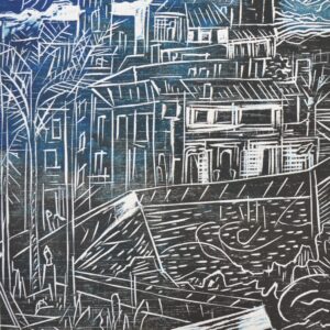 #015 - Antibes - estampe (avec variations colorées)