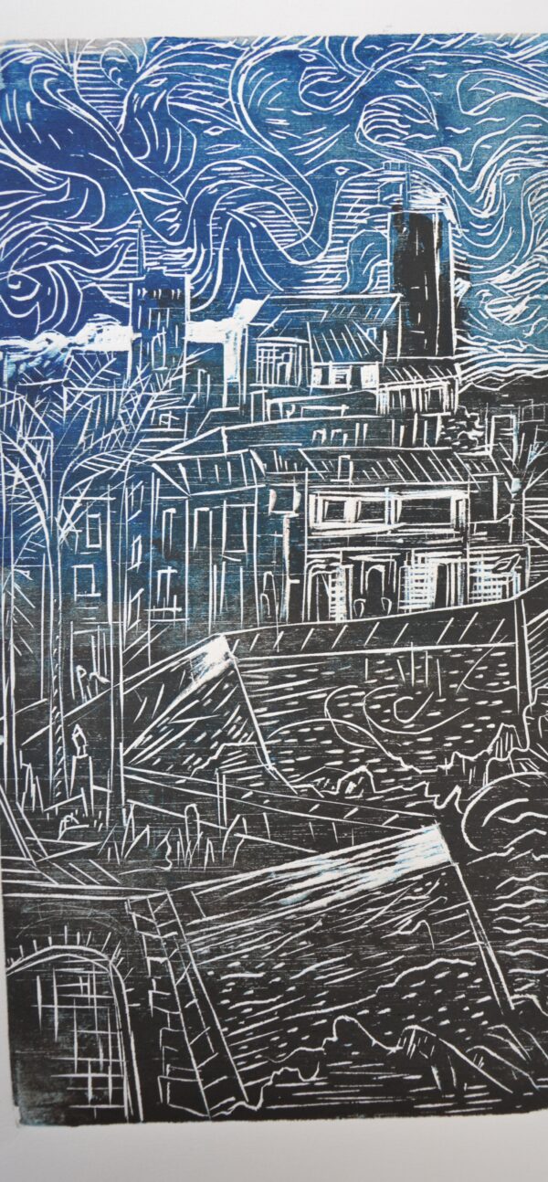 #015 - Antibes - estampe (avec variations colorées)