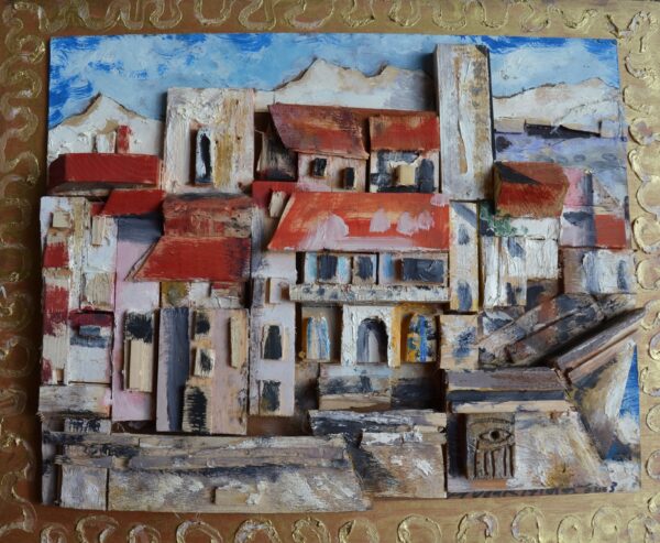 #009 - Antibes - combine painting