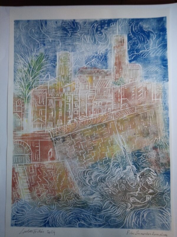#062- Antibes - estampe