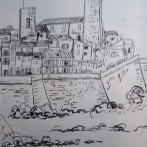 #063 - Antibes - estampe