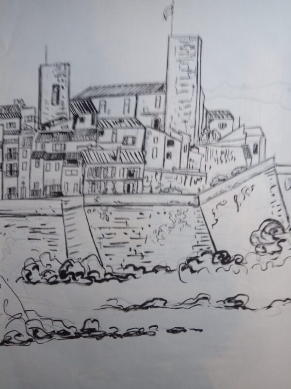 #063 - Antibes - estampe