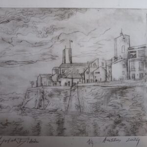 #067 - Antibes - estampe