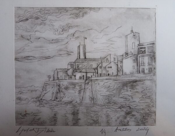 #067 - Antibes - estampe