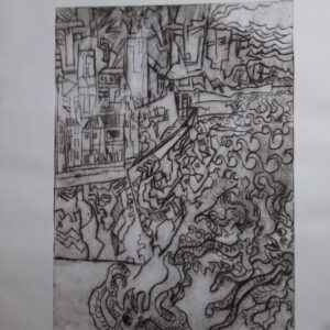 #071 - Antibes - gravure