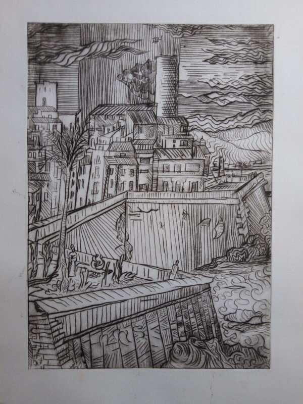 #072 - Antibes - gravure
