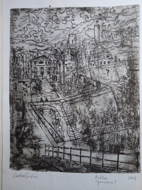 #078 - Antibes - gravure