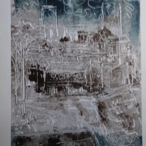 #079 - Antibes - gravure sur extrudé