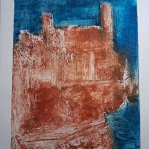#080 - Antibes - gravure
