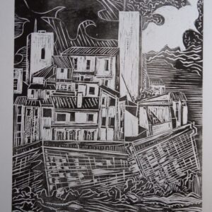 #086 - Antibes - gravure