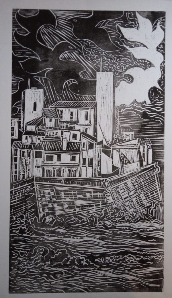 #086 - Antibes - gravure