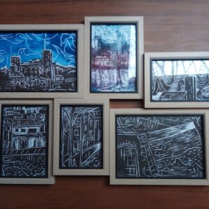 #090 - Antibes - montage de diverses portions de gravures