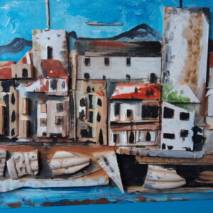 #093 - Antibes - combine painting