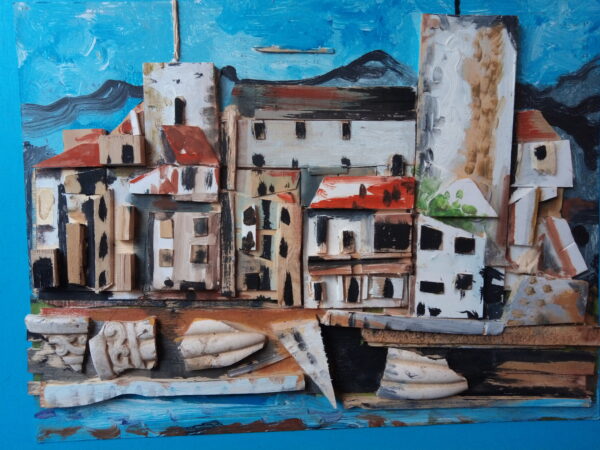 #093 - Antibes - combine painting