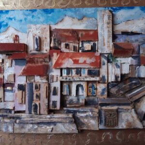 #096 - Antibes - combine painting