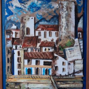 #098 - Antibes - combine painting