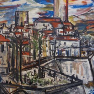 #103 - Antibes - toile sur chassis