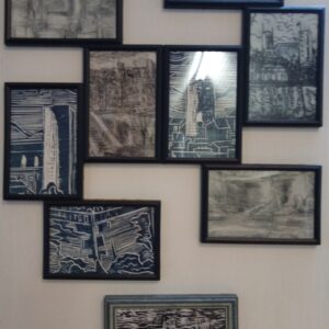 #113 - Antibes - montage de fragments de gravure