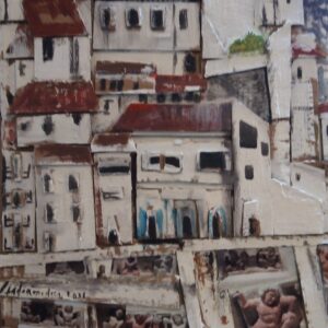#117 - Antibes - combine painting