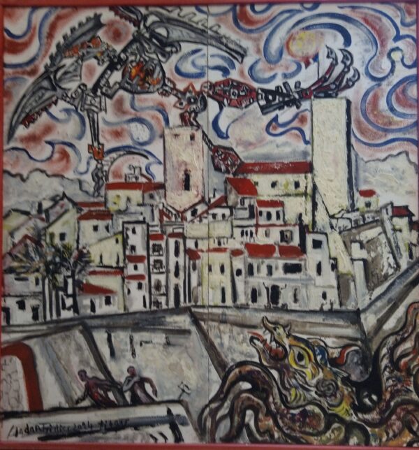 #119 - Antibes - grand format - diptyque au Waramer
