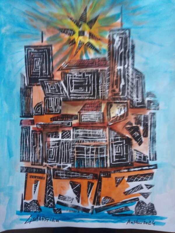 #127 - Antibes - estampe