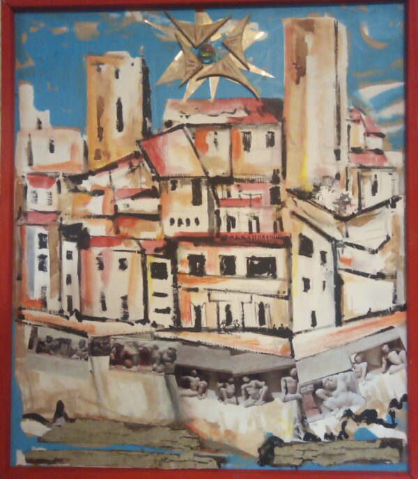 #128 - Antibes - estampe