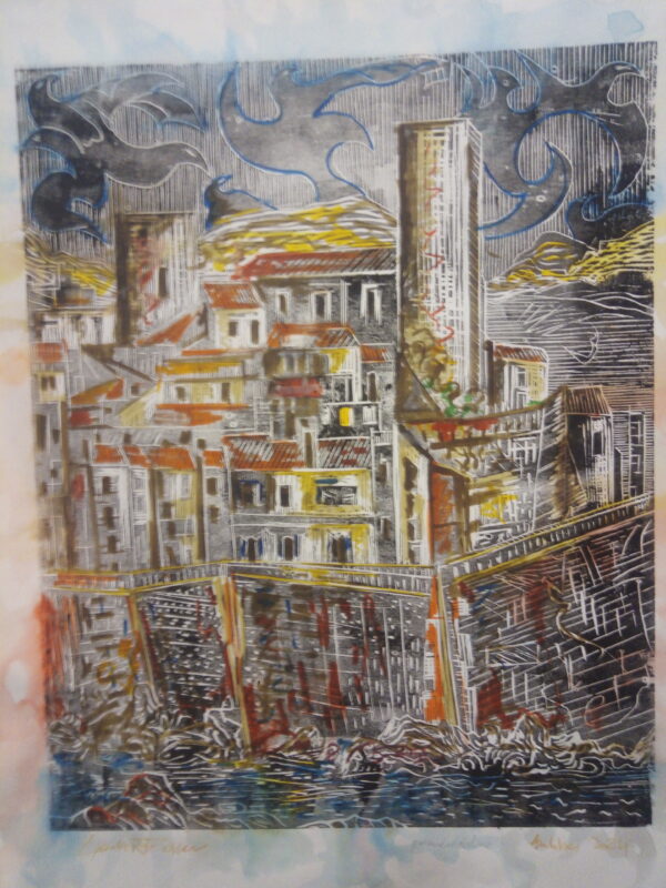 #131 - Antibes - estampe