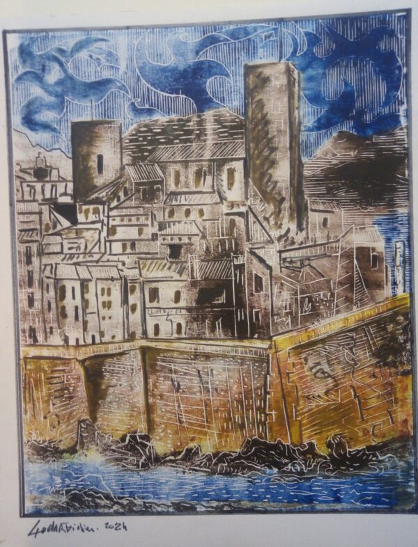 #135 - Antibes - estampe