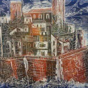 #136 - Antibes - estampe