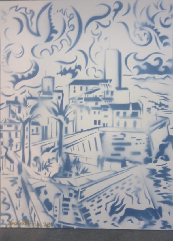 #139 - Antibes - estampe